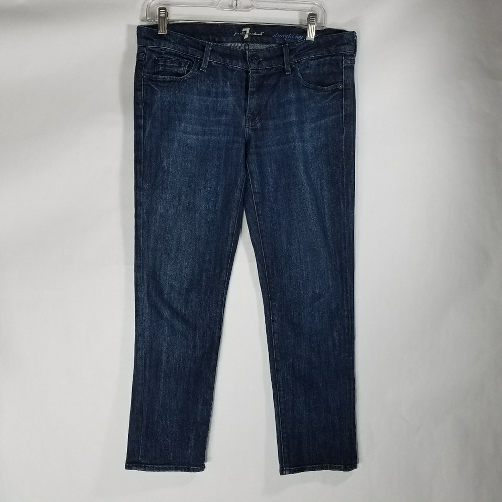 7 for all Mankind Straight Leg Flood Jeans  #G9